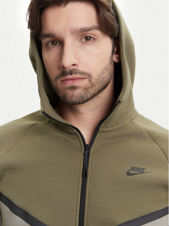 Nike Nike Mikina Windrunner HV0949 Khaki Regular Fit