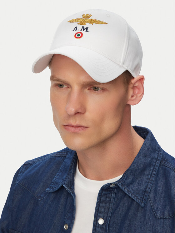 Aeronautica Militare Aeronautica Militare Kapa s šiltom 261HA1100UCT02848 Bela