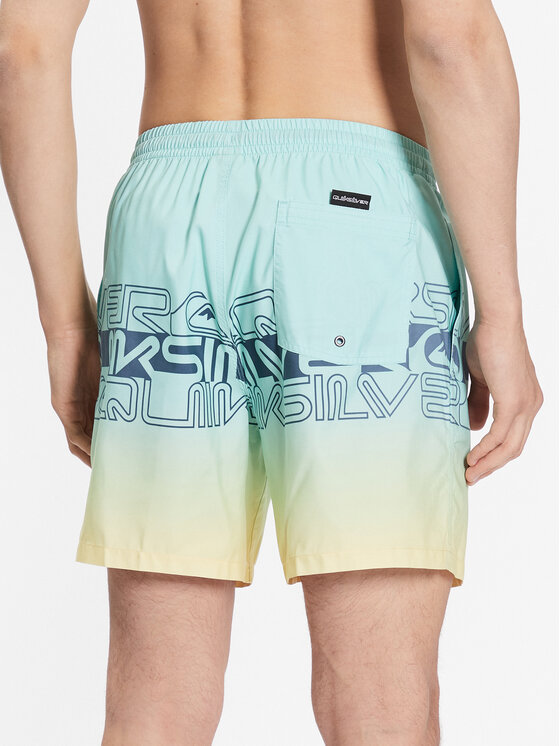Quiksilver Quiksilver Plavecké šortky Word Block EQYJV04005 Zelená Regular Fit