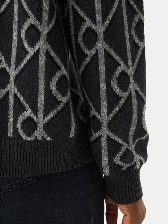 Calvin Klein Calvin Klein Пуловер LV04LH314G Черен Regular Fit