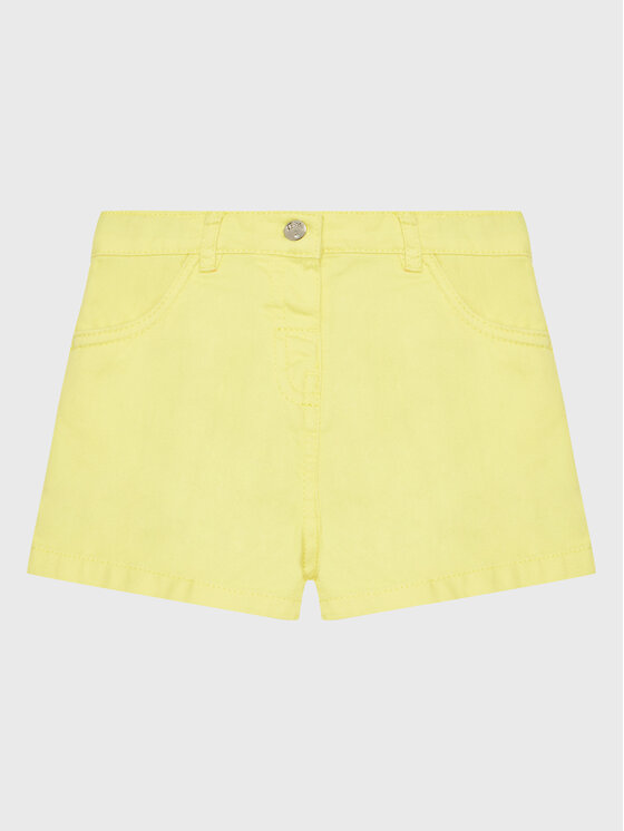 Birba Trybeyond Pantalon scurți din material 999 61031 00 D Galben Regular Fit