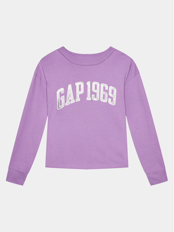 Gap Gap Džemperis 788206-01 Violetinė Regular Fit