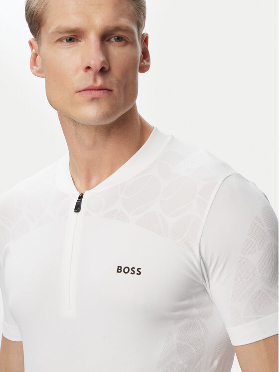 BOSS BOSS Marškinėliai Game 2 50564794 Balta Slim Fit