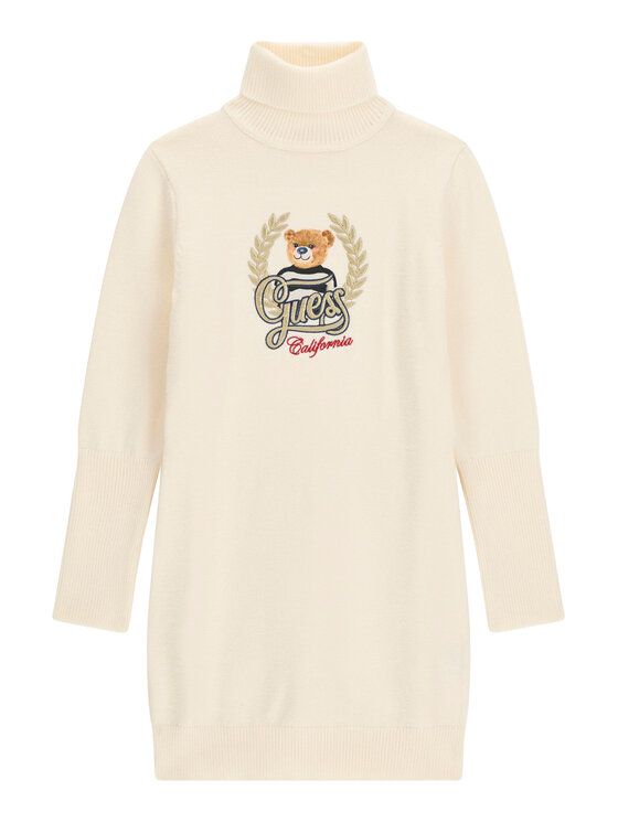 Guess Guess Трикотажна сукня J6BK14 Z1299 Кремовий Regular Fit
