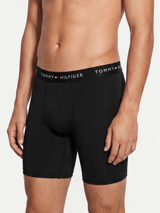 Tommy Hilfiger Tommy Hilfiger Set de boxeri﻿ UM0UM03763 Negru