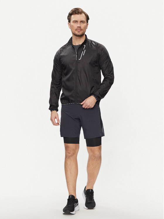 CMP CMP Kurtka do biegania 3C46777T Czarny Regular Fit