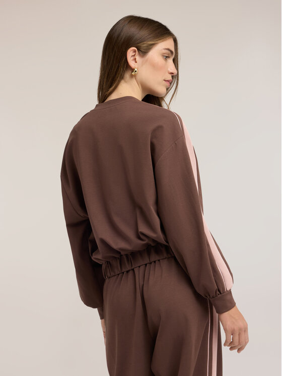 Motivi Motivi Bluza G813W003926N0V2 Brązowy Boxy Fit
