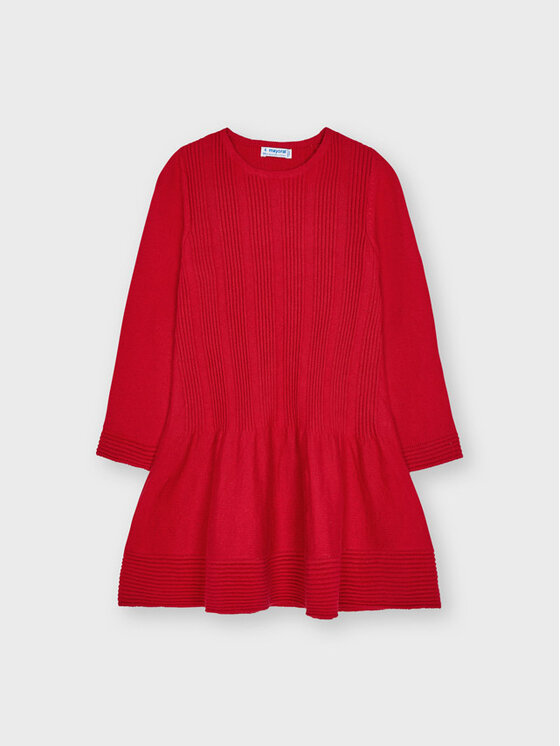 Vestito da giorno 4925 Rosso Regular Fit