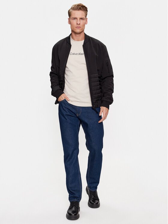 Calvin Klein Calvin Klein T-shirt Hero K10K111346 Bež Regular Fit