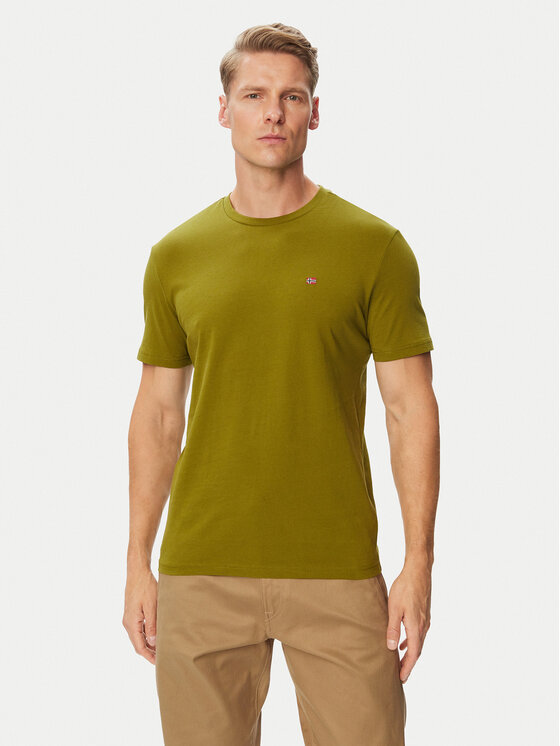 Napapijri Napapijri T-shirt Salis Ss NP0A4H8D Cachi Regular Fit