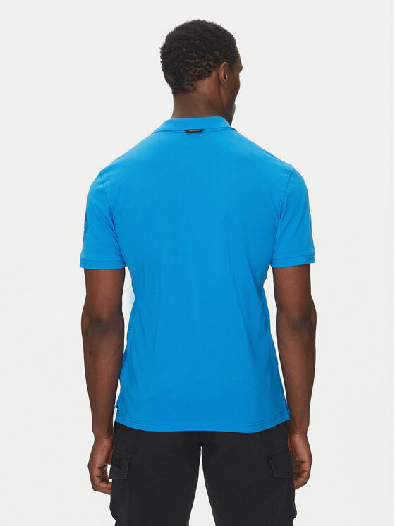 Napapijri Napapijri Polokošeľa E-Amundsen NP0A4IN9 Modrá Regular Fit