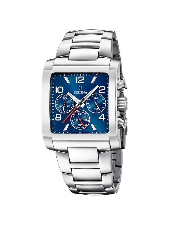 Festina Festina Zegarek F20652-1 Srebrny