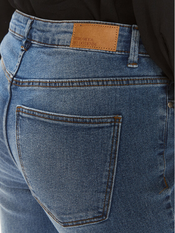 Vero Moda Vero Moda Blugi June 10301199 Albastru Skinny Fit