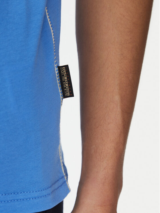 Napapijri Napapijri Tricou S-Aylmer NP0A4HTO Albastru Regular Fit