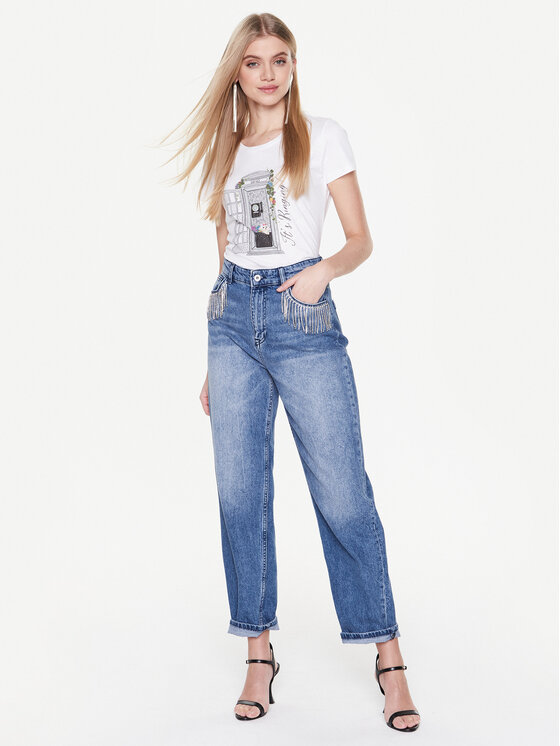 T-shirt WA3535 J5923 Bianco Regular Fit