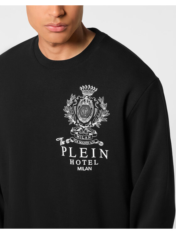 PHILIPP PLEIN PHILIPP PLEIN Bluza 25961 Czarny Regular Fit