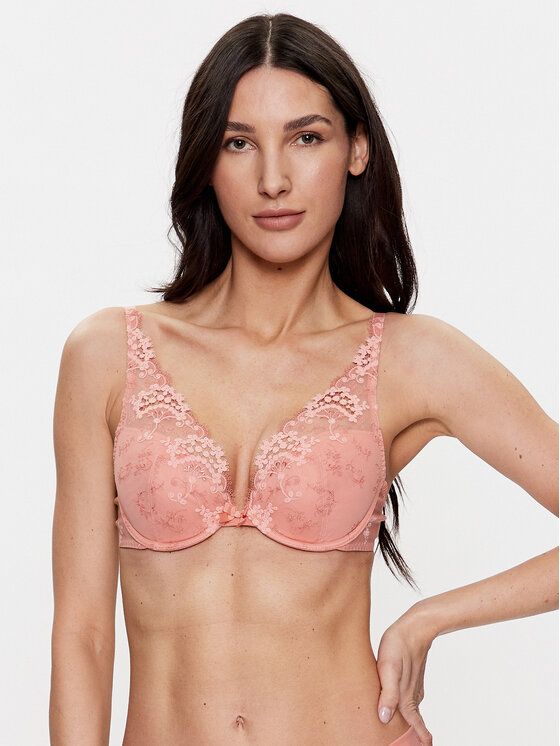 Simone Pérèle Simone Pérèle Бюстгальтер push-up Wish 12B347 Кораловий