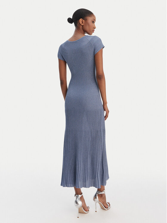 Marella Marella Rochie tricotată Draghi 2613321041 Albastru celest Regular Fit