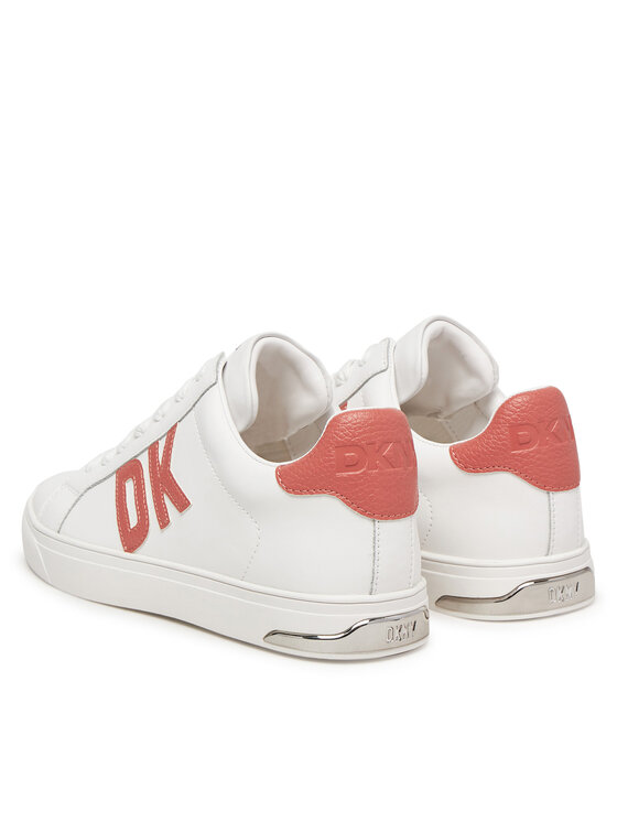 DKNY DKNY Sneakersy Abeni Lace Up Sneaker K1300916 Biały