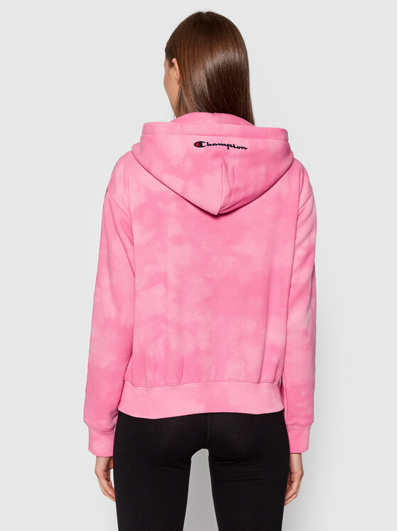 Champion pink hoodie uo best sale