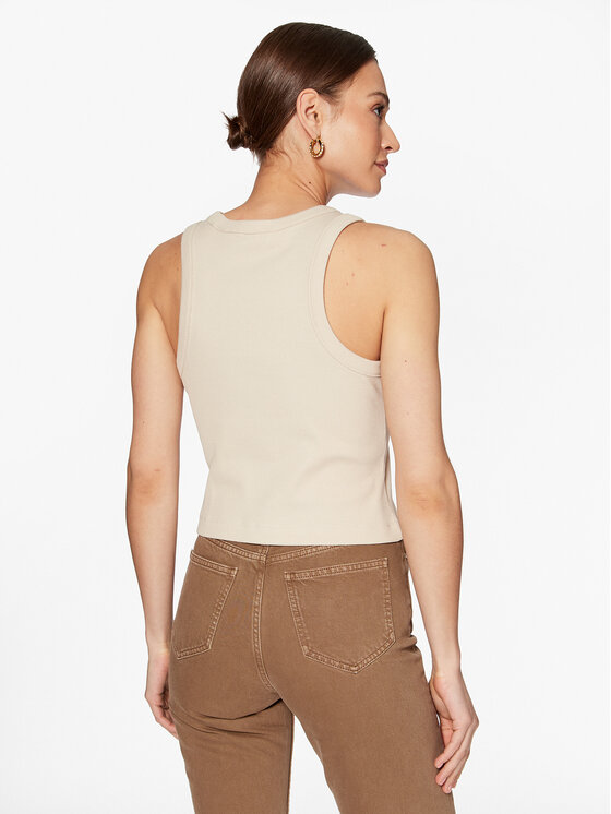 Calvin Klein Jeans Calvin Klein Jeans топ J20J221055 Бежов Regular Fit