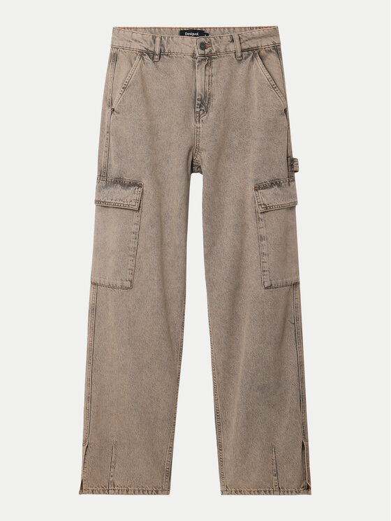 Desigual Desigual Jeans Casandr 24WWDD96 Grigio Straight Fit