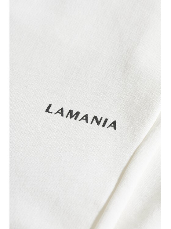 La Mania La Mania Teplákové kalhoty COZY Bílá Classic Fit