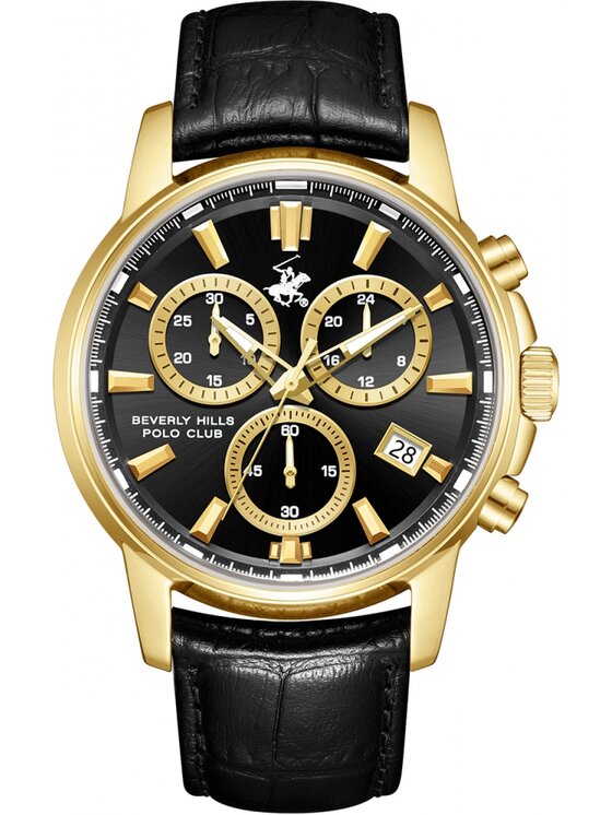 Beverly Hills Polo Club Beverly Hills Polo Club Zegarek BP3646X.151 Czarny