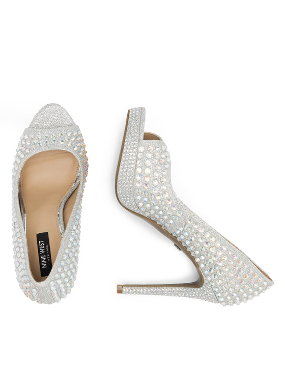 Nine West Nine West Štikle MAIRA SY8020-9NW Srebrna