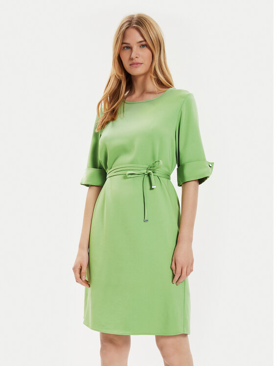 BOSS Boss Rochie de zi Drimie1 50519434 Verde Regular Fit