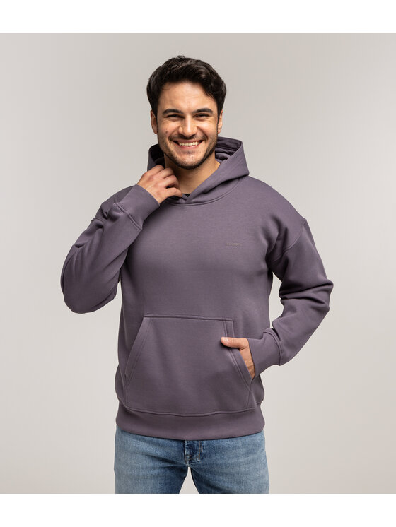 Lee Cooper Lee Cooper Bluza HANK 5174 Fioletowy Regular Fit
