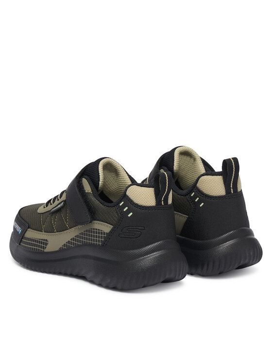 Skechers Skechers Sneakersy Bounder 2.0 406341L/BKOL Zielony ciemny