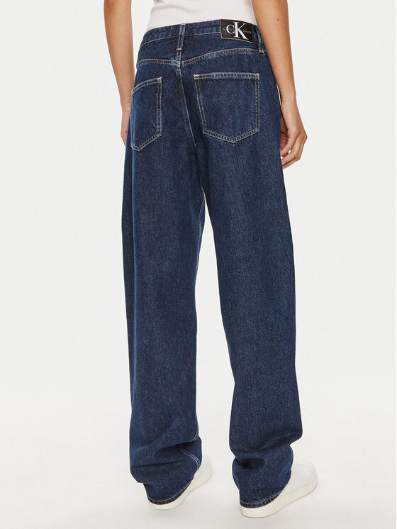 Calvin Klein Jeans Calvin Klein Jeans Džínsy 90's J20J223891 Tmavomodrá Straight Fit