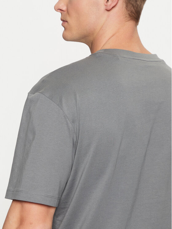 HUGO HUGO T-Shirt Dostalgi 50530684 Szary Relaxed Fit