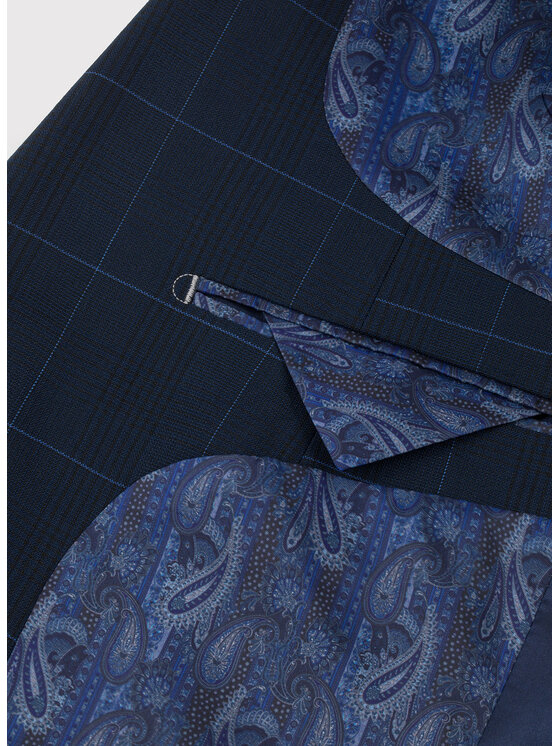 Pako Lorente Pako Lorente Marynarka P22SF-3G-014 Granatowy Slim Fit