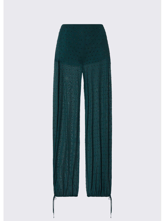 Liu Jo Liu Jo Spodnie garniturowe CF6069J4966A4402 Zielony Regular Fit