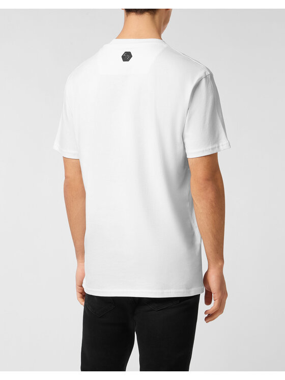 PHILIPP PLEIN PHILIPP PLEIN T-Shirt 27069 Biały Regular Fit