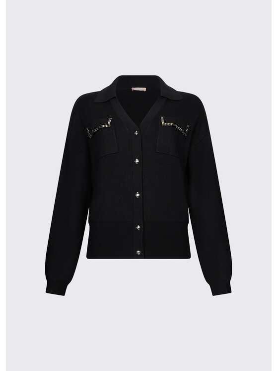 Liu Jo Liu Jo Cardigan TA6041MS59L22222 Nero Regular Fit