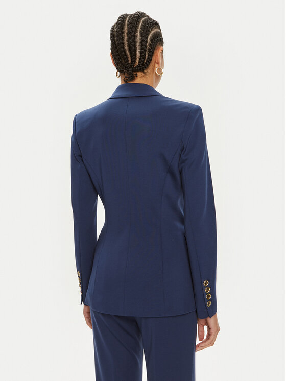 PINKO Pinko Švarkas Signum Giacca 100254 A1L3 Tamsiai mėlyna Reglan Fit