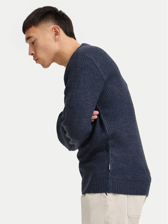 Blend Blend Sweter 20717277 Granatowy Regular Fit