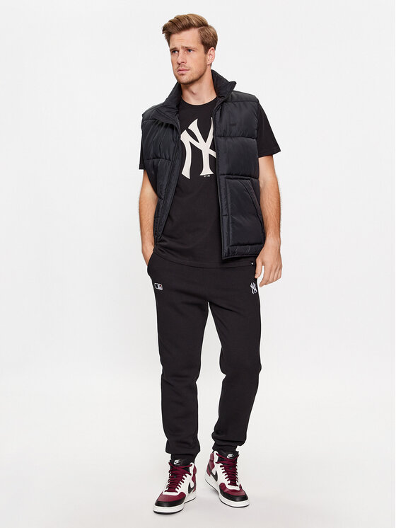 47 Brand 47 Brand Majica New York Yankees BB017TEMIME568336JK Črna Regular Fit