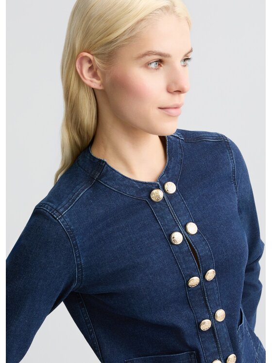 Liu Jo Liu Jo Giacca di jeans UA5085D492578816 Celeste Regular Fit
