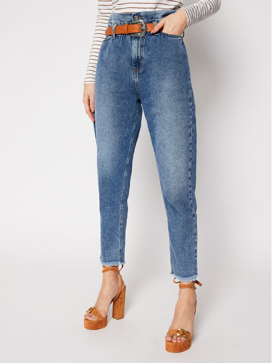 Liu Jo Jeans UA1072 D4623 Blu Boyfriend Fit Modivo