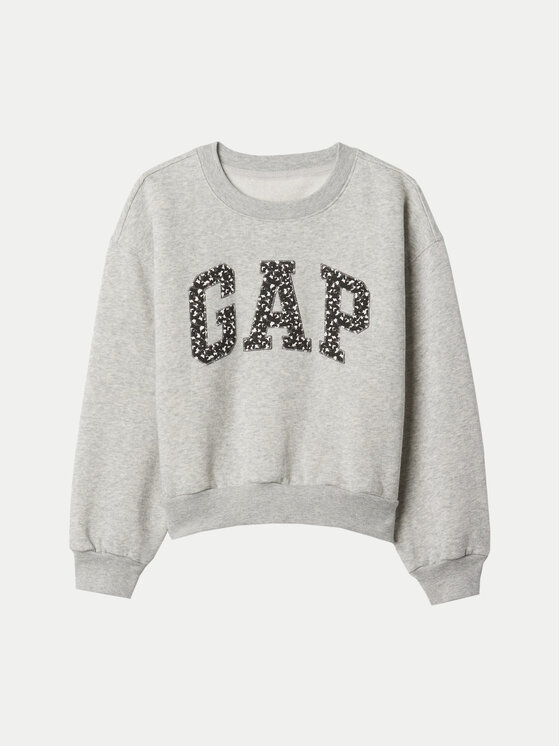 Gap Gap Mikina 486512-05 Šedá Regular Fit