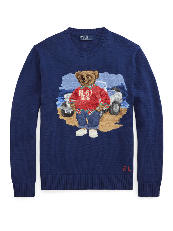 Polo Ralph Lauren Polo Ralph Lauren Sveter 710964798001 Tmavomodrá Regular Fit