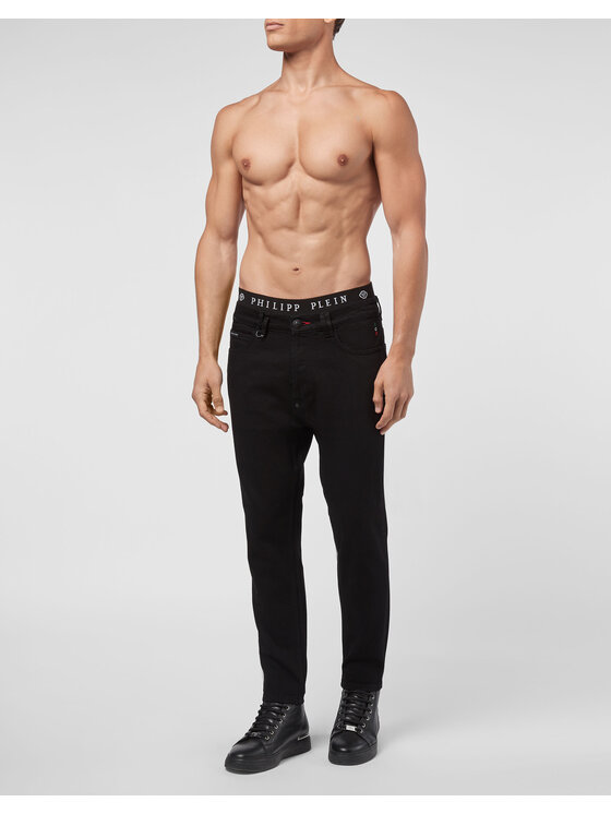 PHILIPP PLEIN PHILIPP PLEIN Jeansy 4723 Niebieski jasny Slim Fit