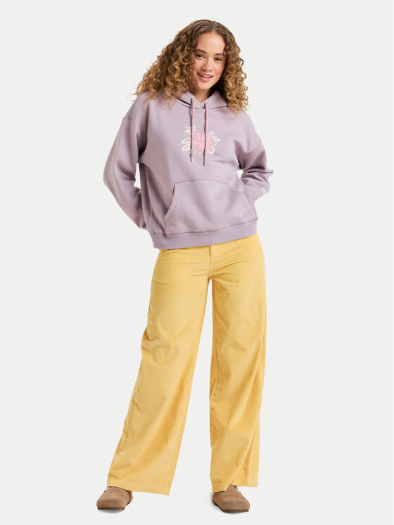 Roxy Roxy Bluză Perfect Place Brushed ERJFT05032 Violet Regular Fit