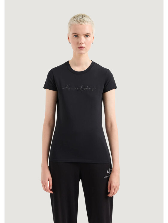 Armani Exchange Armani Exchange T-Shirt 3DYT27 YJDTZ Černá Shirt Fit