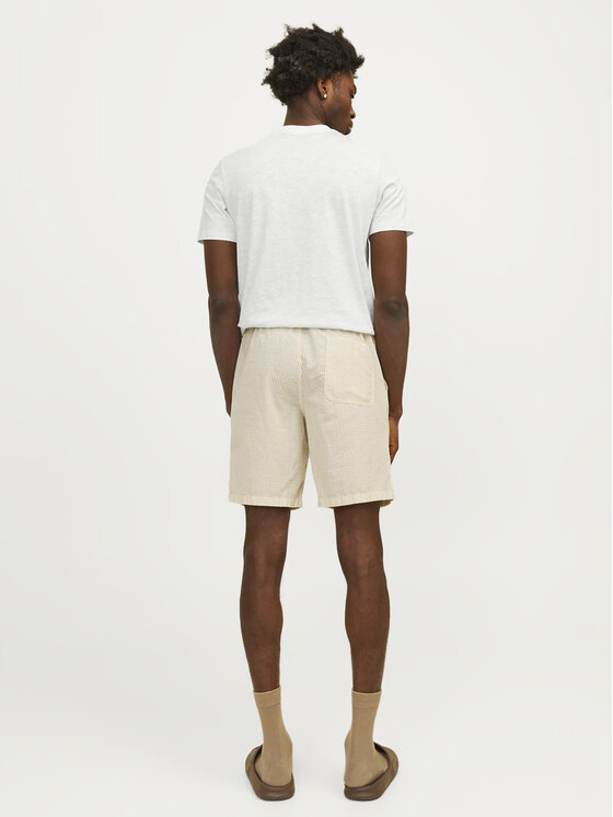 Jack&Jones Jack&Jones Тишърт Jprblunixs 12257965 Бял Slim Fit
