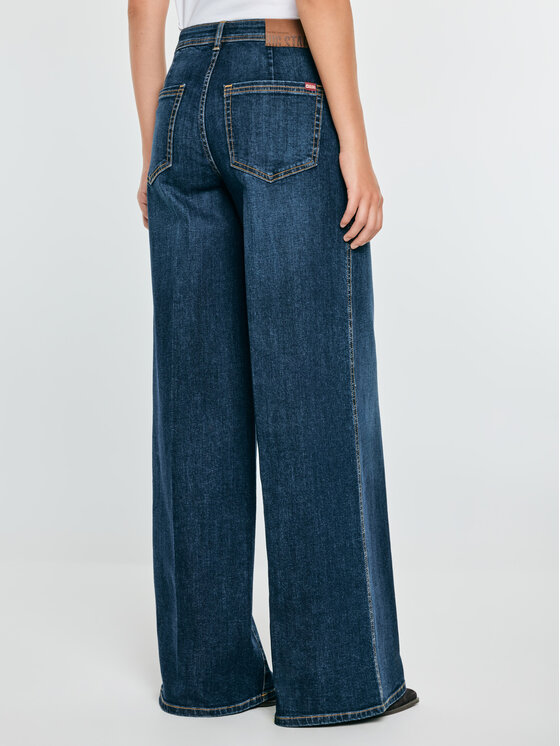 BIG STAR BIG STAR Jeansy EMILY Granatowy Wide Fit